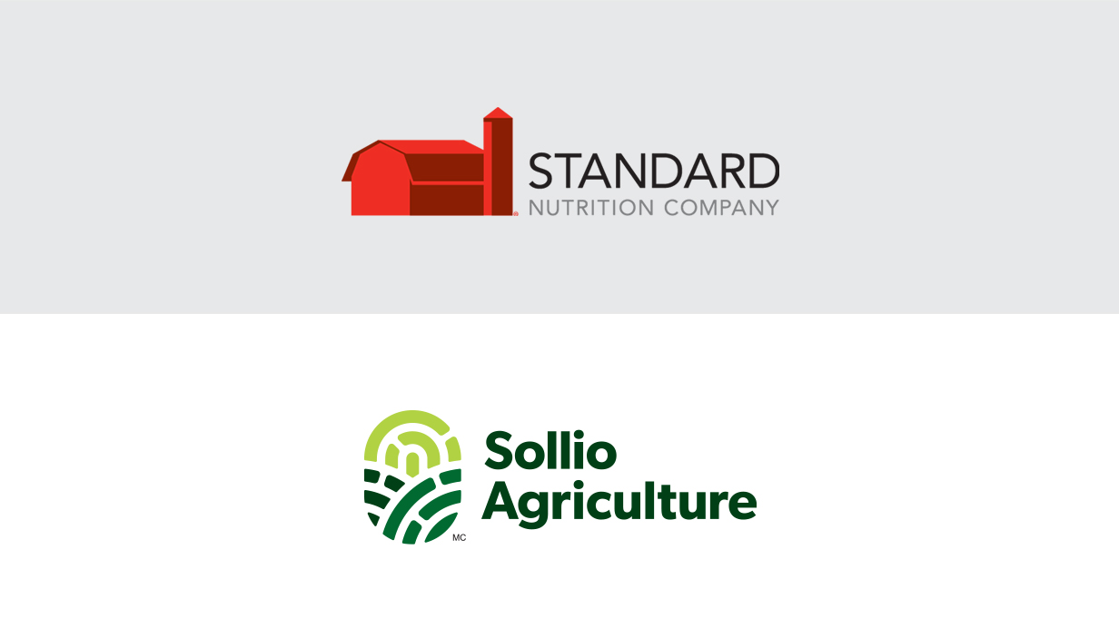 Les logos de Standard Nutrition Canada et Sollio Agriculture