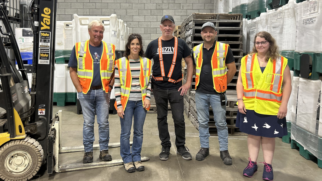 Sollio Agriculture's Longueuil Distribution Center first aid team.