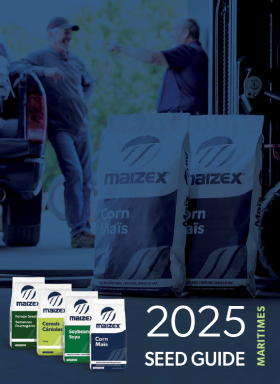 Cover page seed guide 2025 for Maritimes