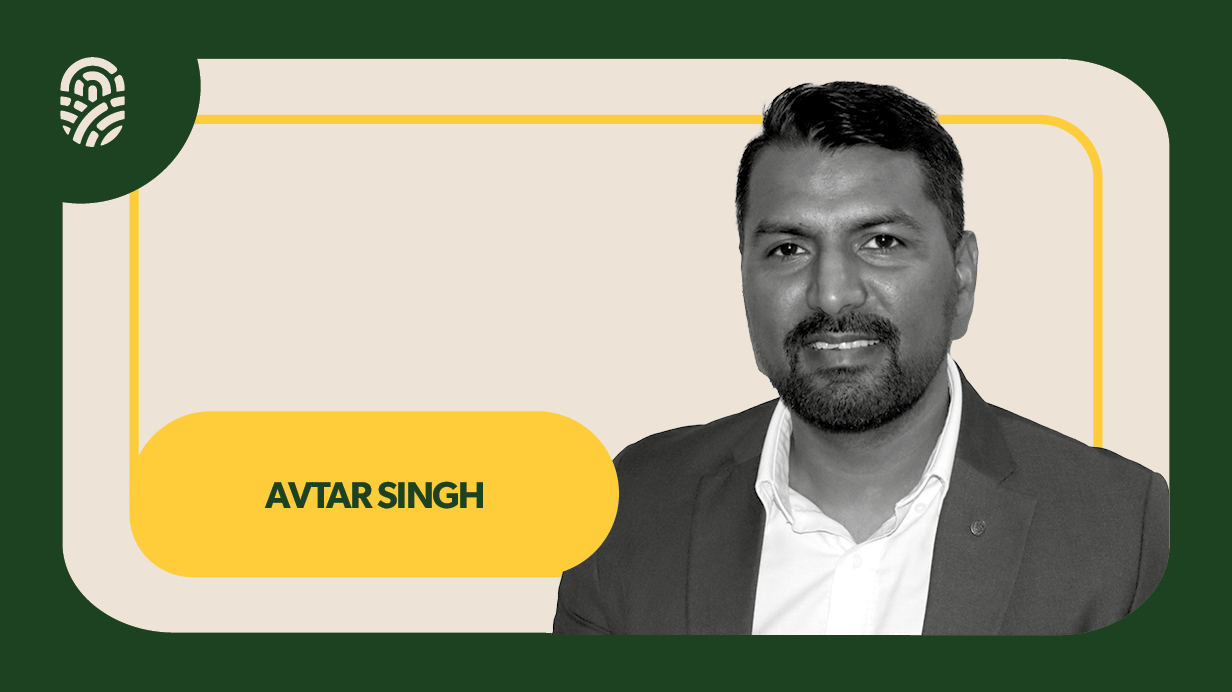 Portrait d'Avtar Singh, coordonnateur, assurance qualité / HACCP chez Sollio Agriculture. 