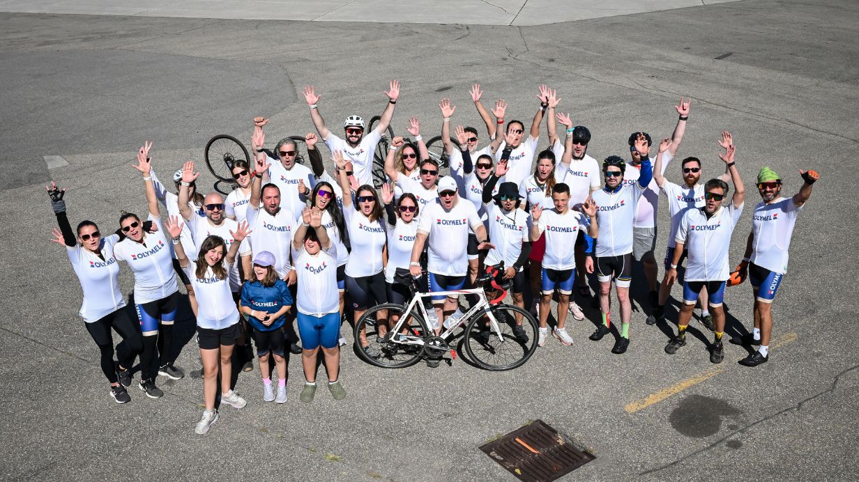 Olymel’s 29 team members at the 48-Hour Ride. 