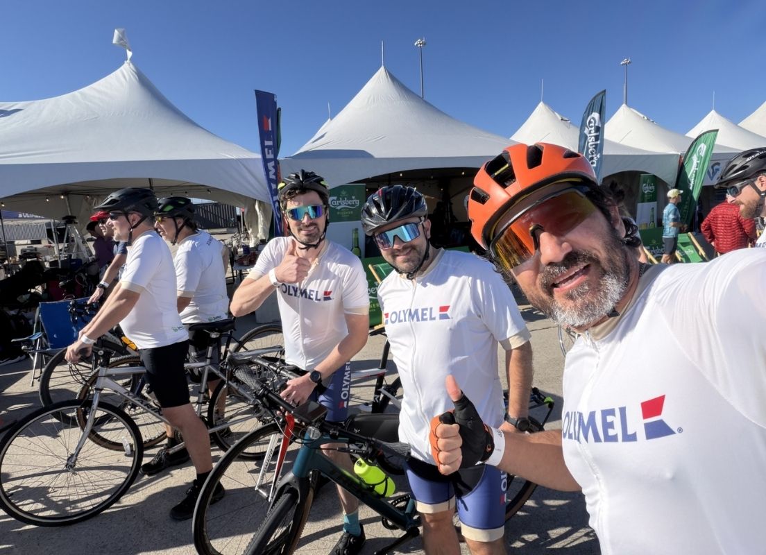 Luis-Xavier Lopez, Frédéric Savoie-Venne et Ziad Malhamé au 48h Vélo.